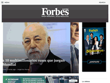 Tablet Screenshot of forbesargentina.com